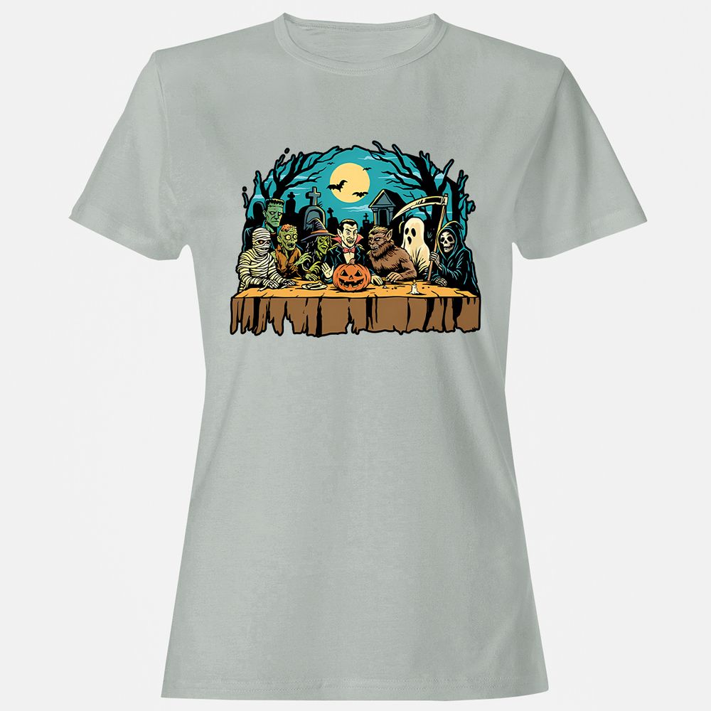 Women's T-Shirt - QVVYB6NU - Ash - 2