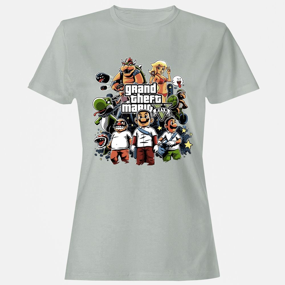 Women's T-Shirt - 456CRG4P - Ash - 2