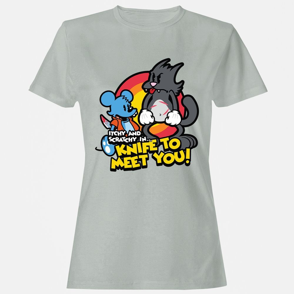 Women's T-Shirt - 354B23NX - Ash - 2