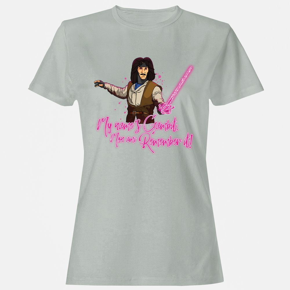 Women's T-Shirt - 9HKL5G7Z - Ash - 2