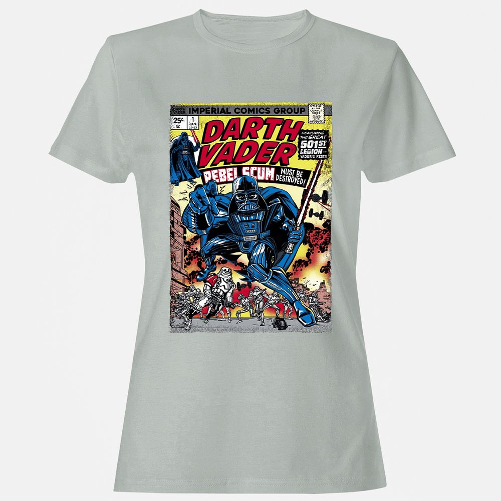 Women's T-Shirt - JX7NMADT - Ash - 2