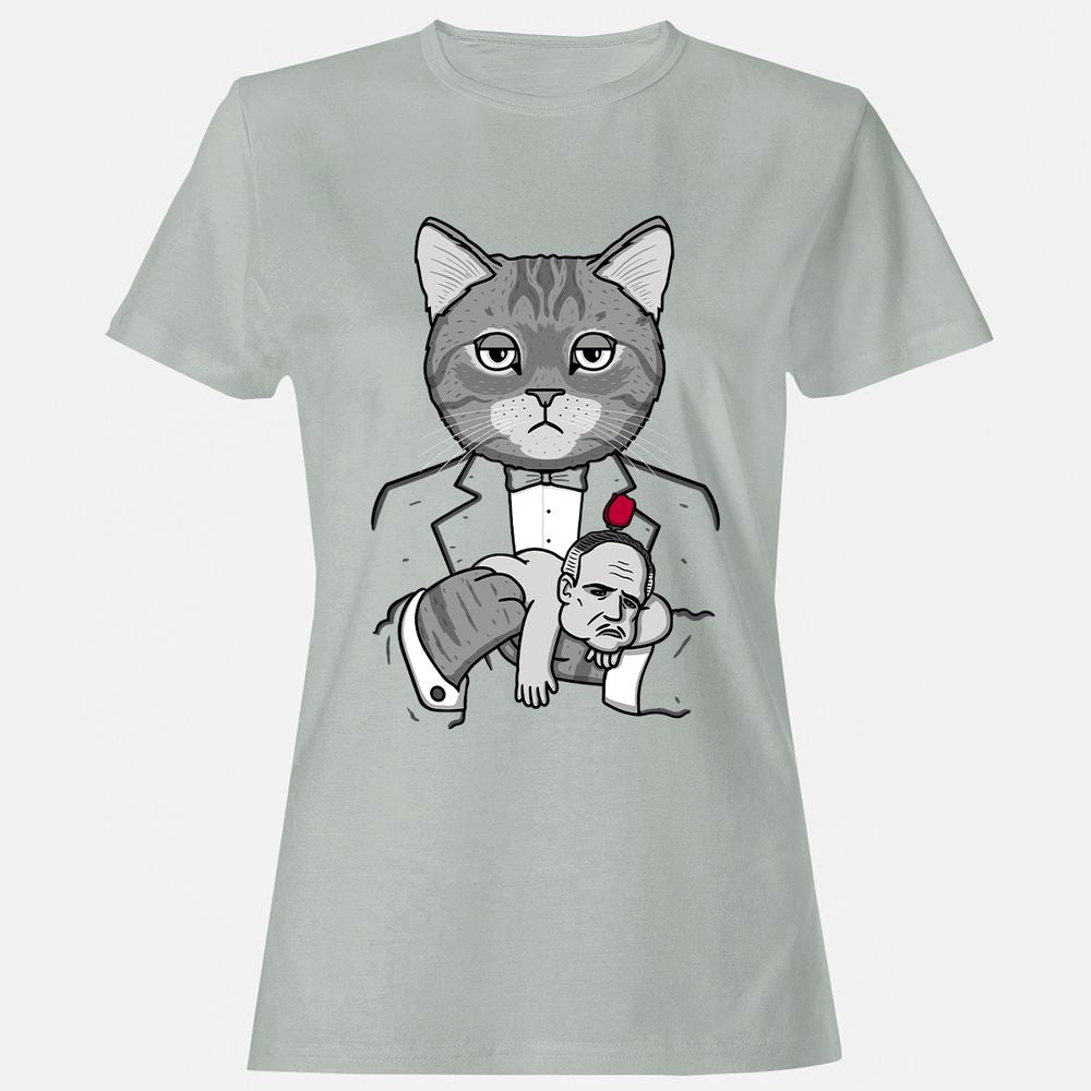 Women's T-Shirt - 8ZQ3CP4H - Ash - 2