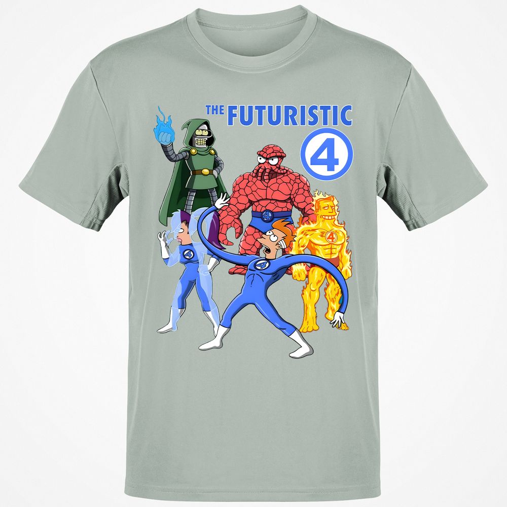 Classic Unisex T-Shirt - RX9XBK8M - Ash - 2