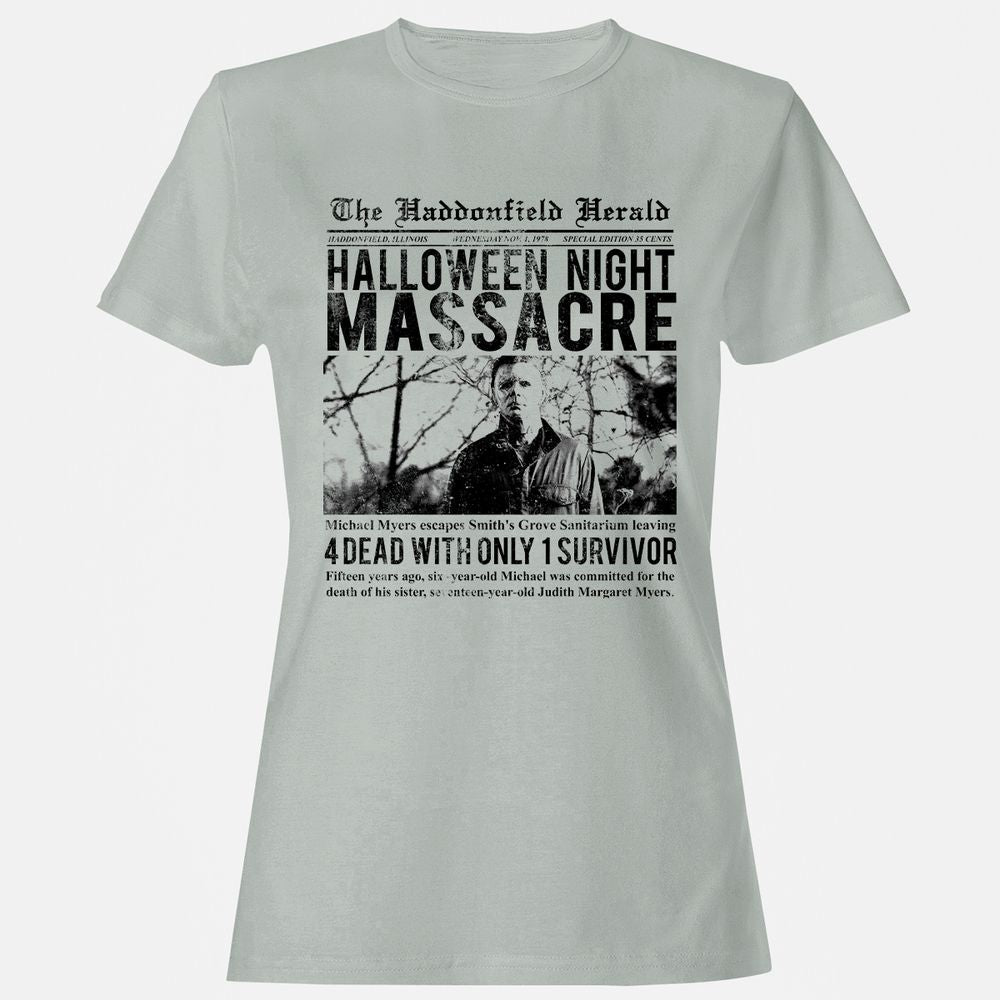 Women's T-Shirt - 83VGBXE9 - Ash - 2