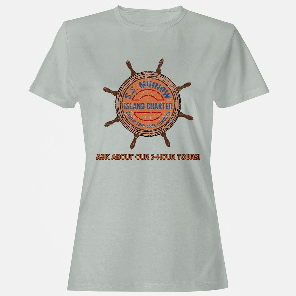 Women's T-Shirt - ZAHDH8EL - Ash - 2