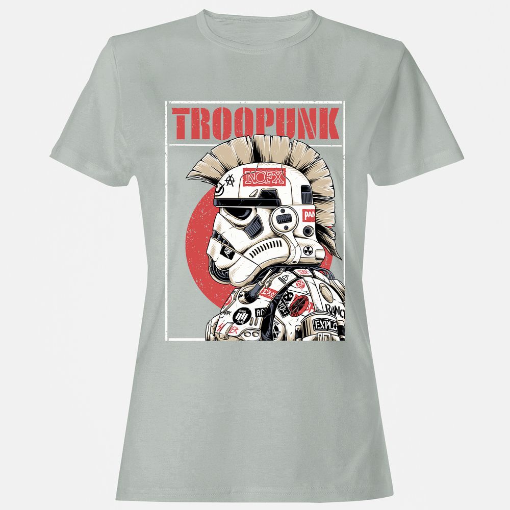 Women's T-Shirt - 5EAWGQ2W - Ash - 2