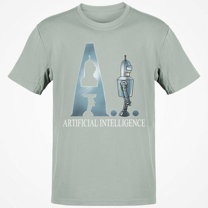 Classic Unisex T-Shirt - N124MVDD - Ash - 2