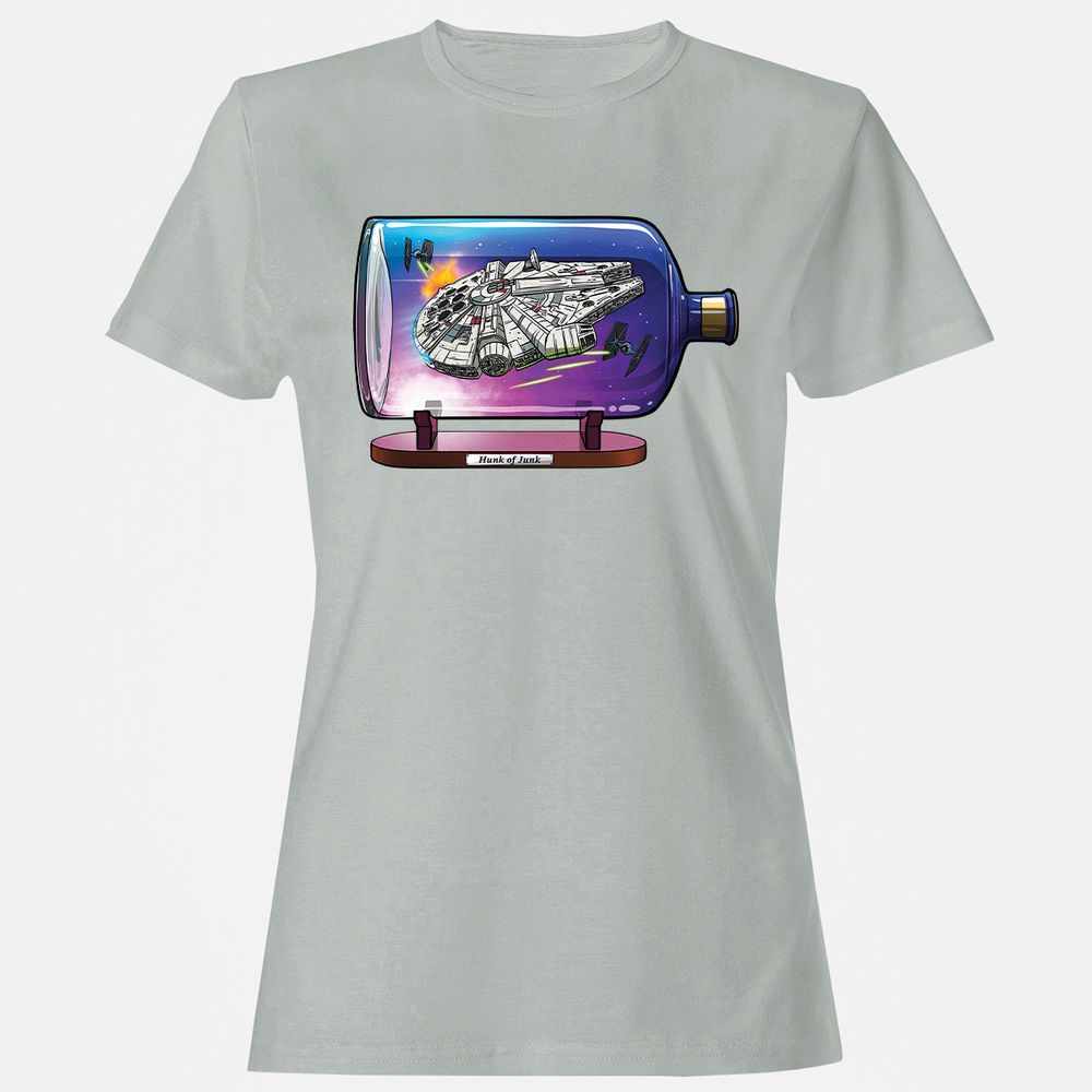 Women's T-Shirt - FZE7BPYR - Ash - 2