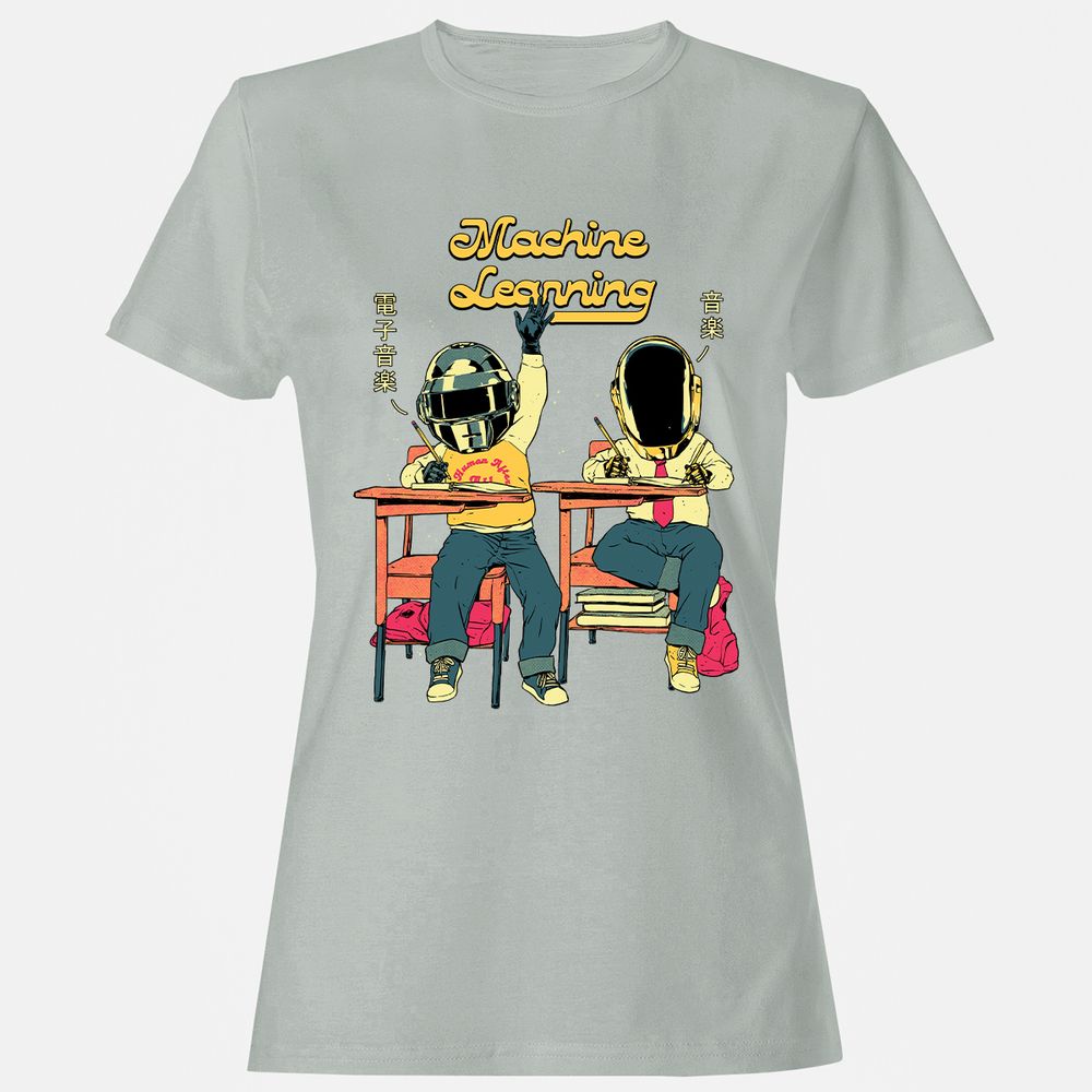 Women's T-Shirt - R2GYMF5J - Ash - 2