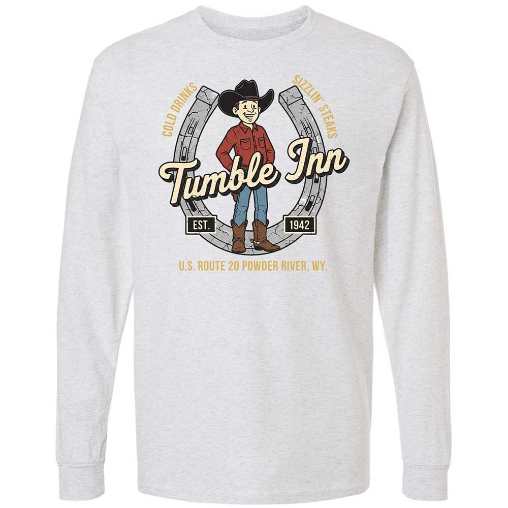 Long Sleeve T-Shirt - 4LYWMWHF - Ash - 2