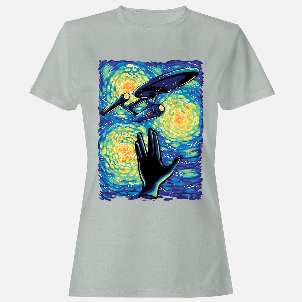 Women's T-Shirt - 8UNJM1QY - Ash - 2