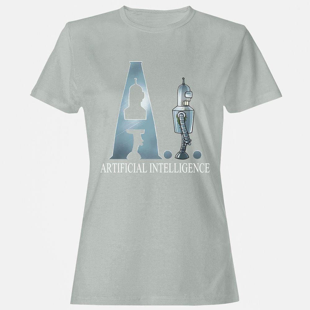 Women's T-Shirt - R6E9B95G - Ash - 2