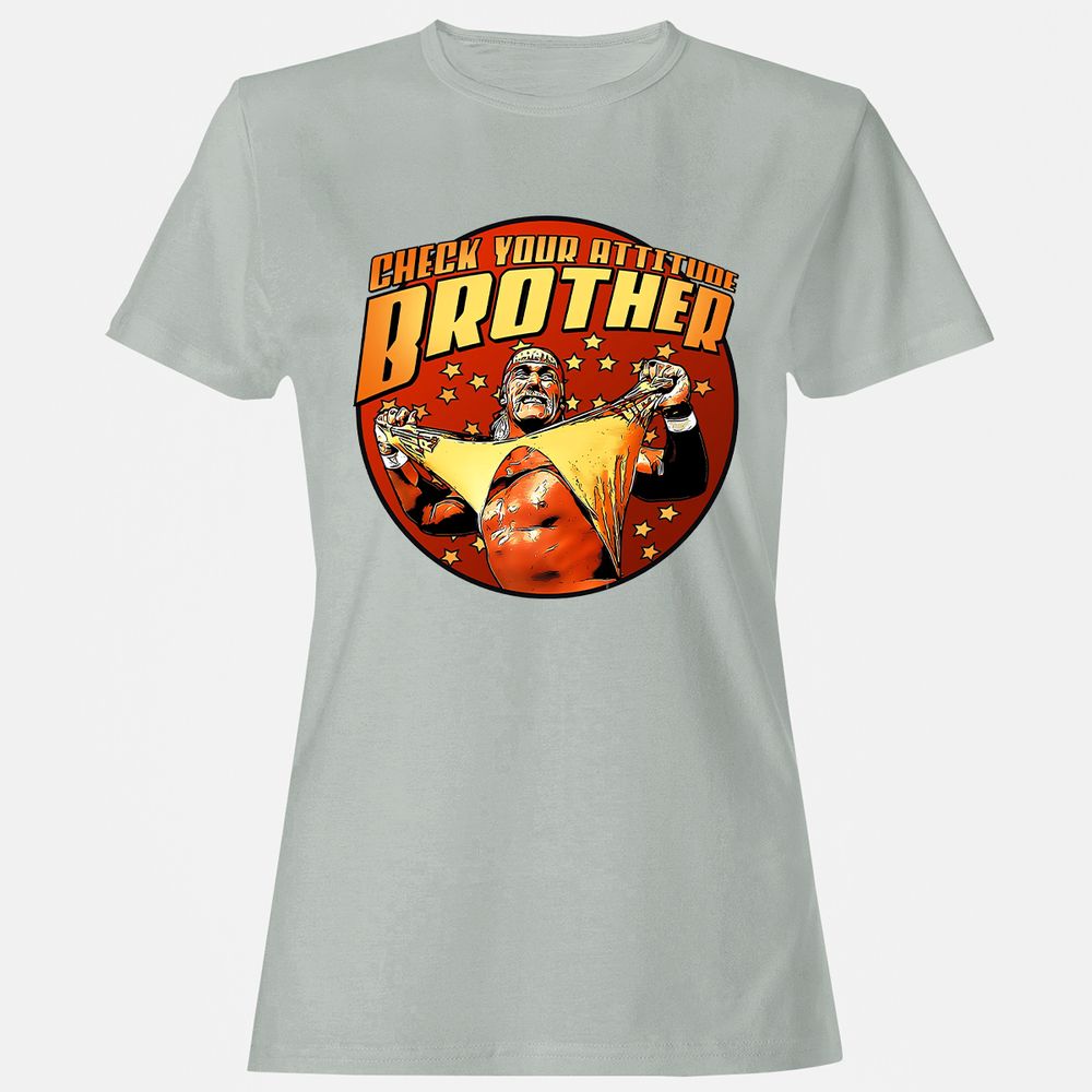 Women's T-Shirt - X8XVJL8N - Ash - 2