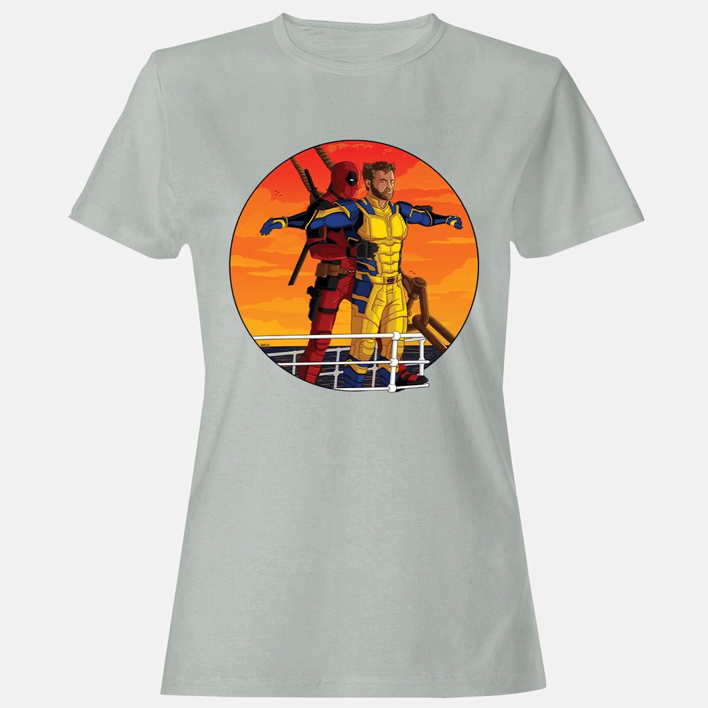 Women's T-Shirt - GA5FNR21 - Ash - 2