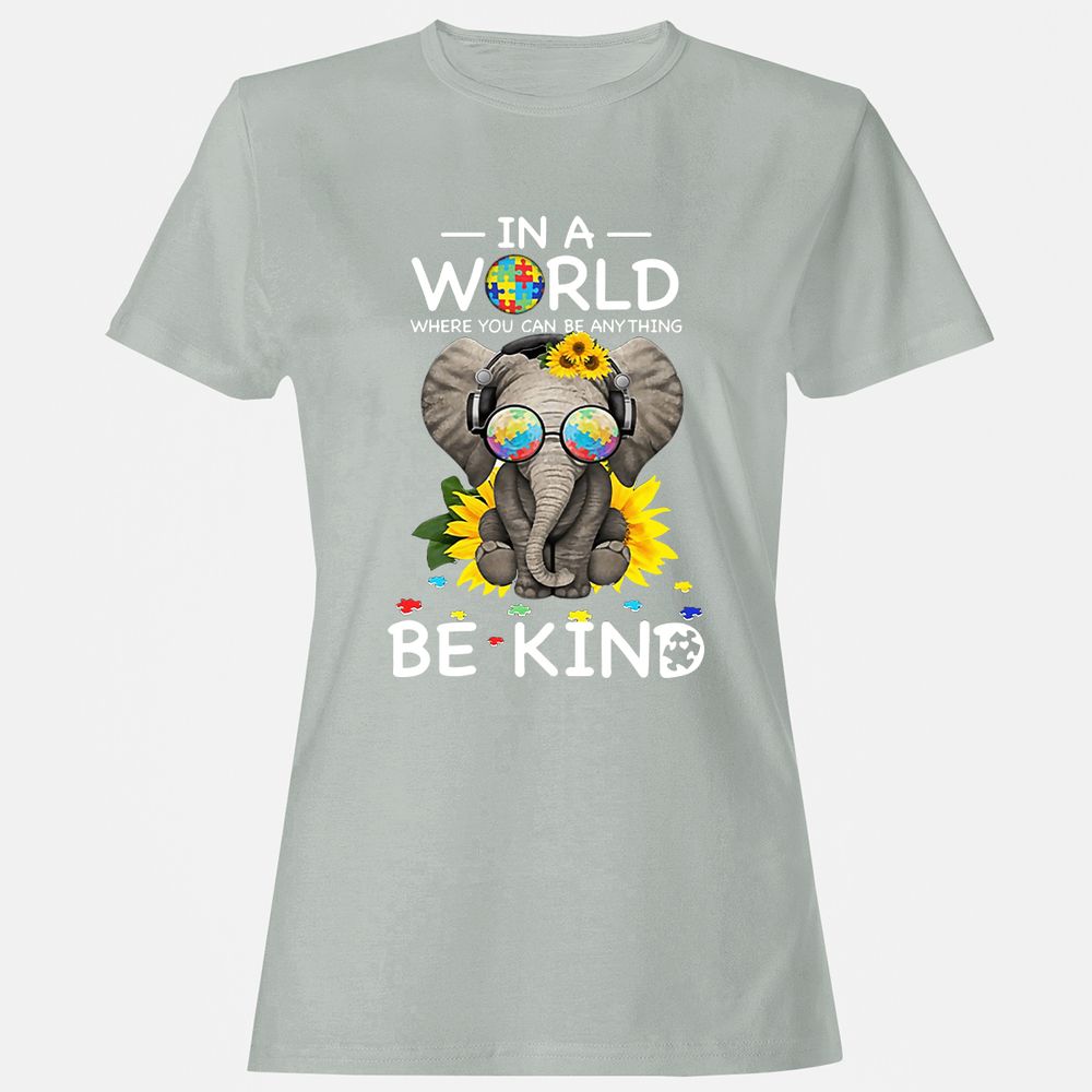 Women's T-Shirt - CQ3W4BTW - Ash - 2