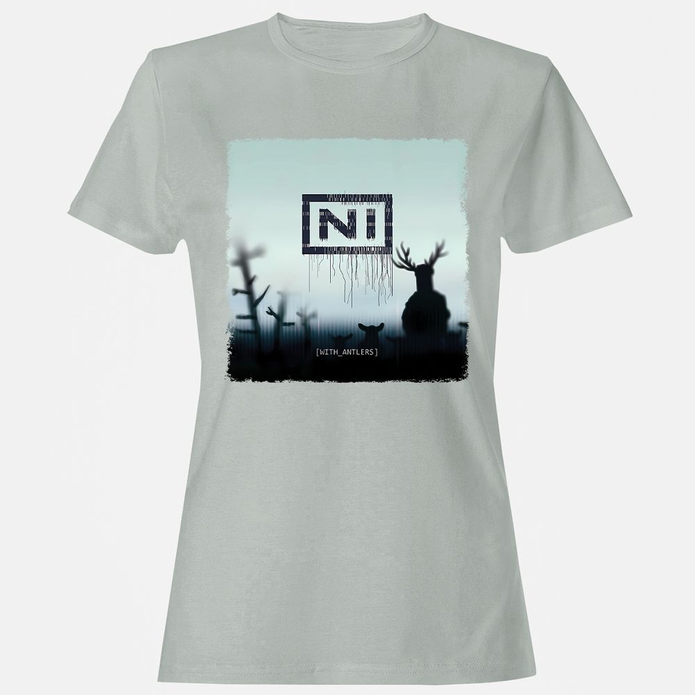 Women's T-Shirt - HM5MT57B - Ash - 2