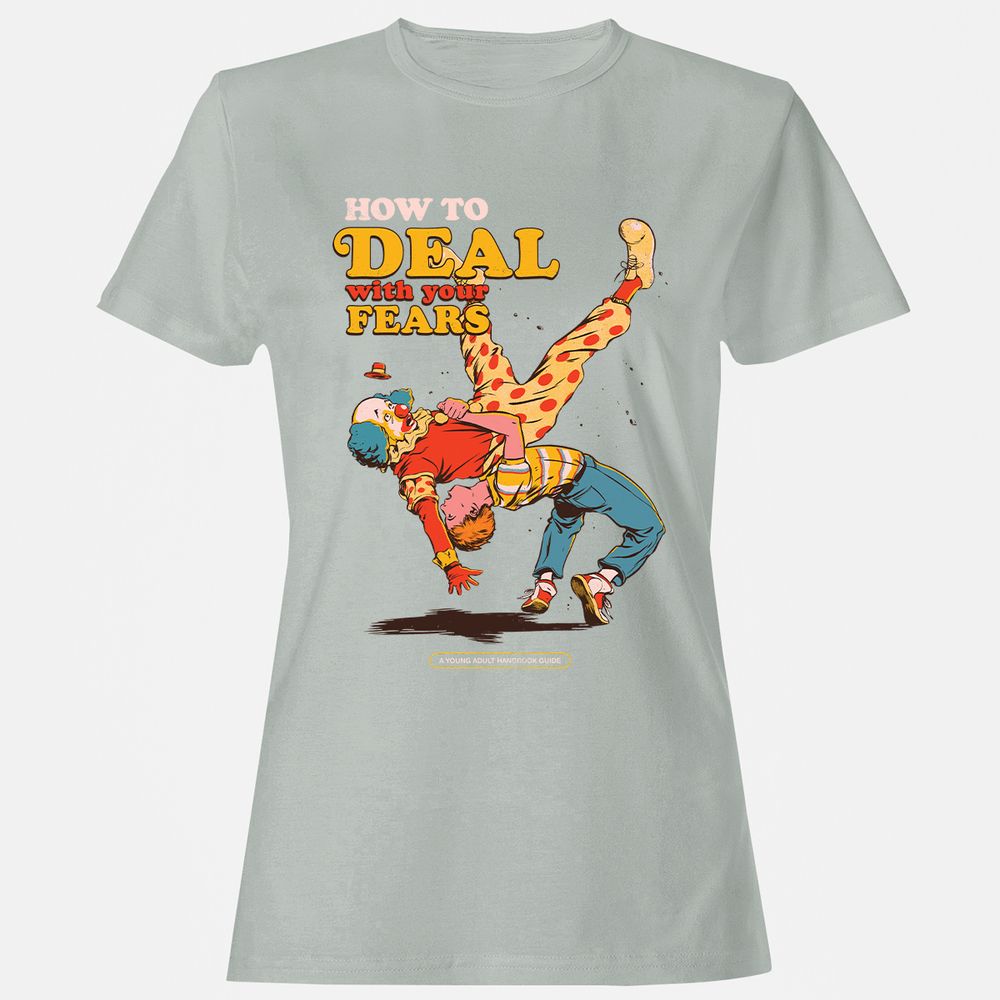 Women's T-Shirt - 9KQPAYHL - Ash - 2