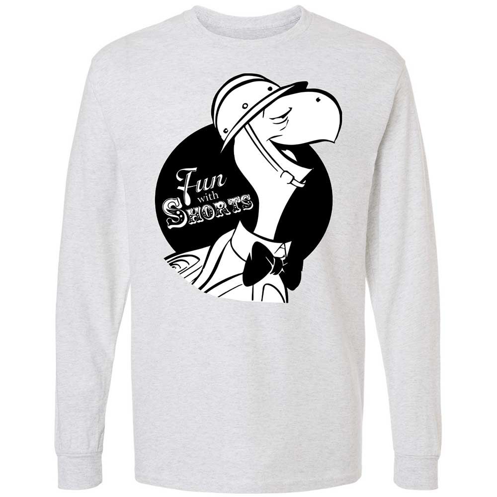 Long Sleeve T-Shirt - VDRB5KY8 - Ash - 2