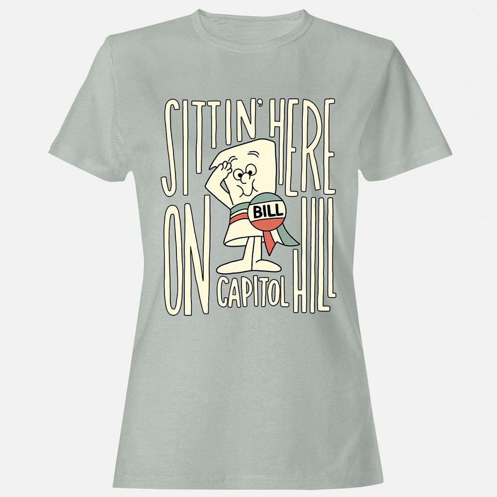 Women's T-Shirt - 1QP1LJFE - Ash - 2