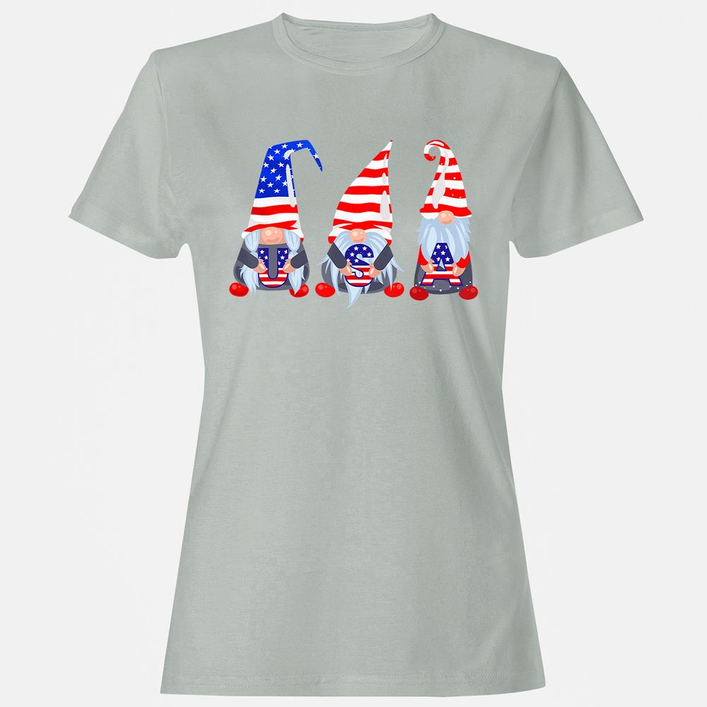 Women's T-Shirt - S8QGVUQ9 - Ash - 2