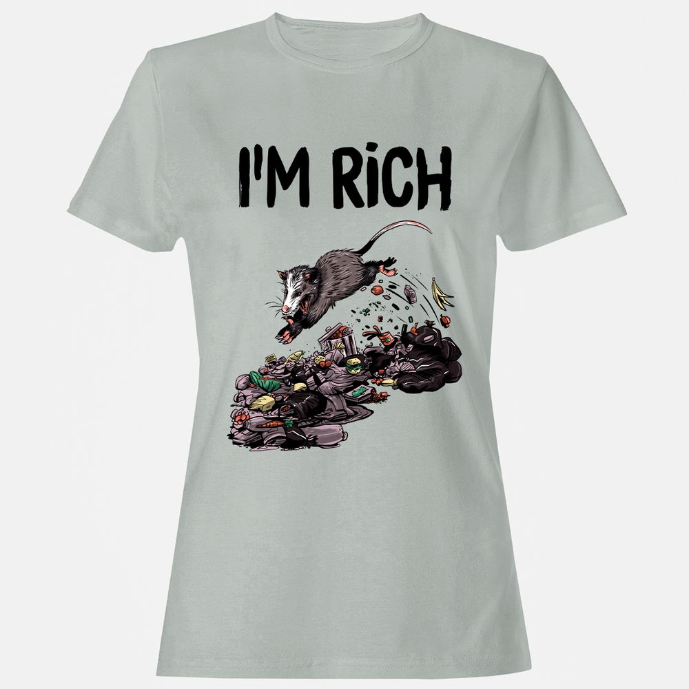 Women's T-Shirt - 1MEW93ZV - Ash - 2
