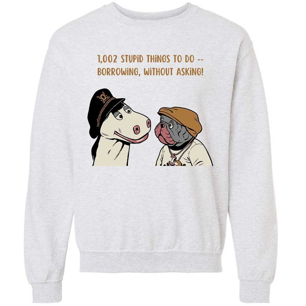Classic Unisex Sweatshirt - 5D7UQFTZ - Ash - 2