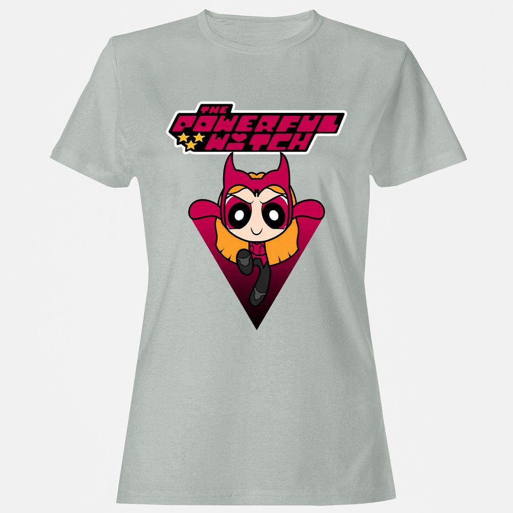 Women's T-Shirt - HN98M8SV - Ash - 2