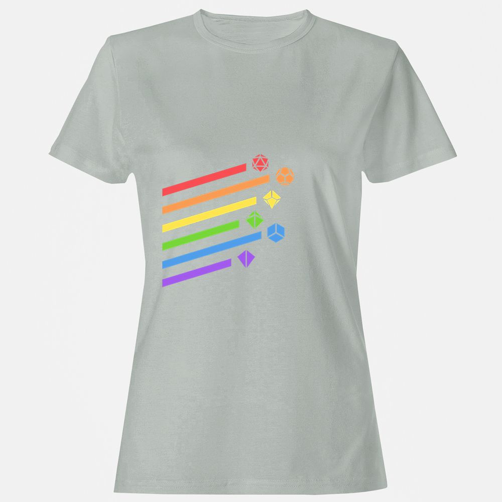 Women's T-Shirt - KDP8RLZS - Ash - 2