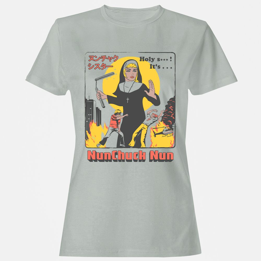 Women's T-Shirt - H7G44PSB - Ash - 2