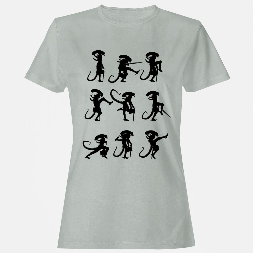 Women's T-Shirt - EGV4V9UD - Ash - 2
