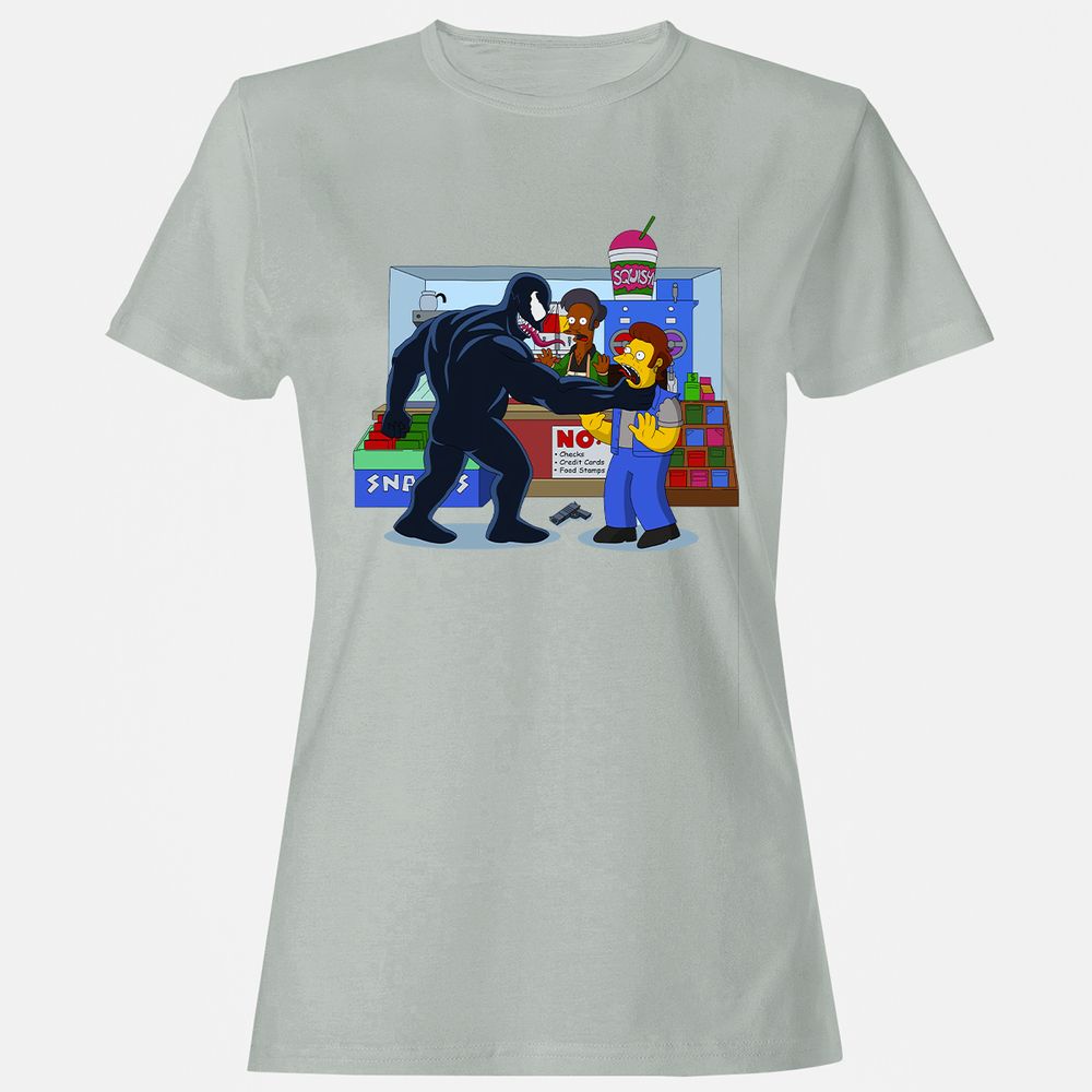 Women's T-Shirt - NSU4ERHZ - Ash - 2