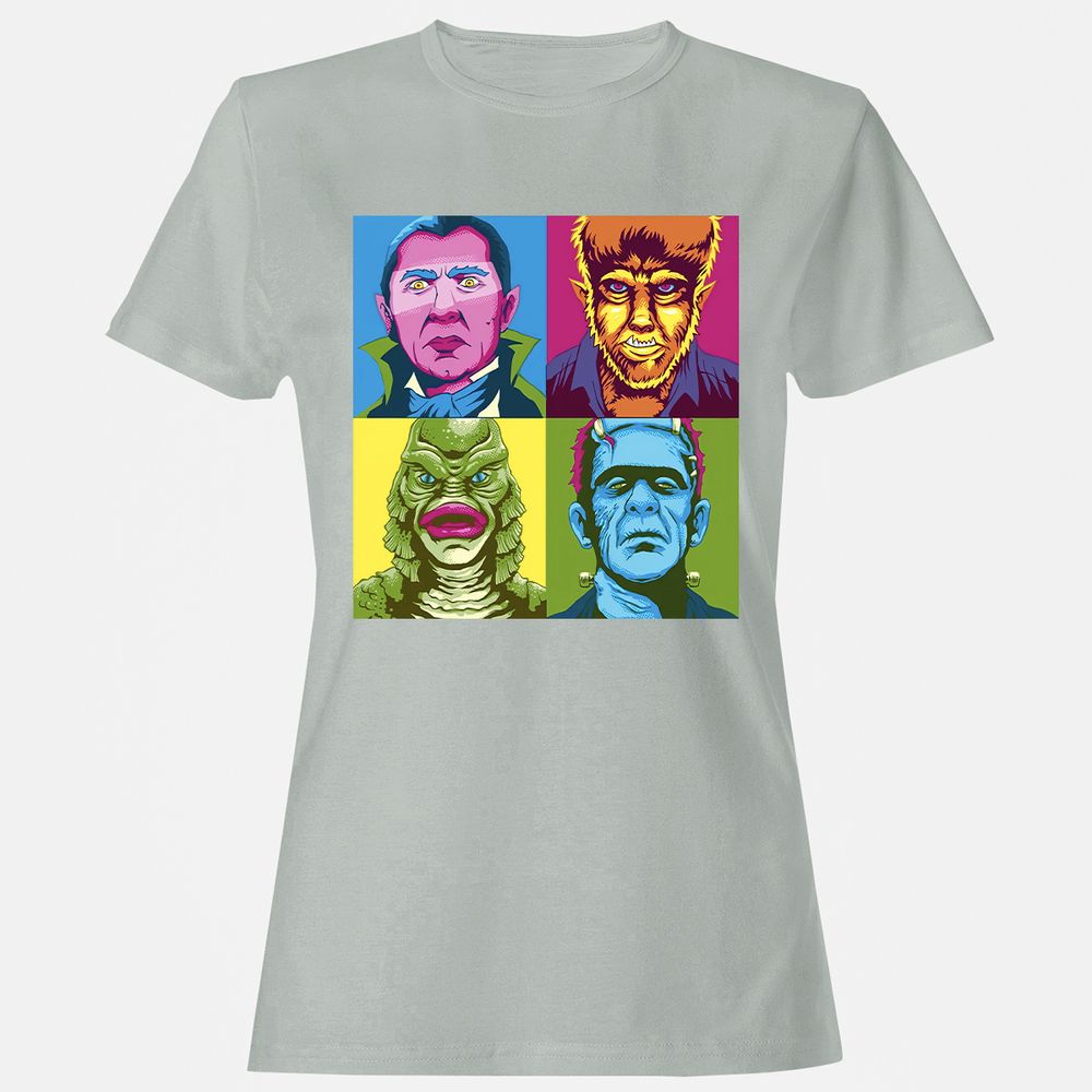 Women's T-Shirt - TFVDZG6K - Ash - 2