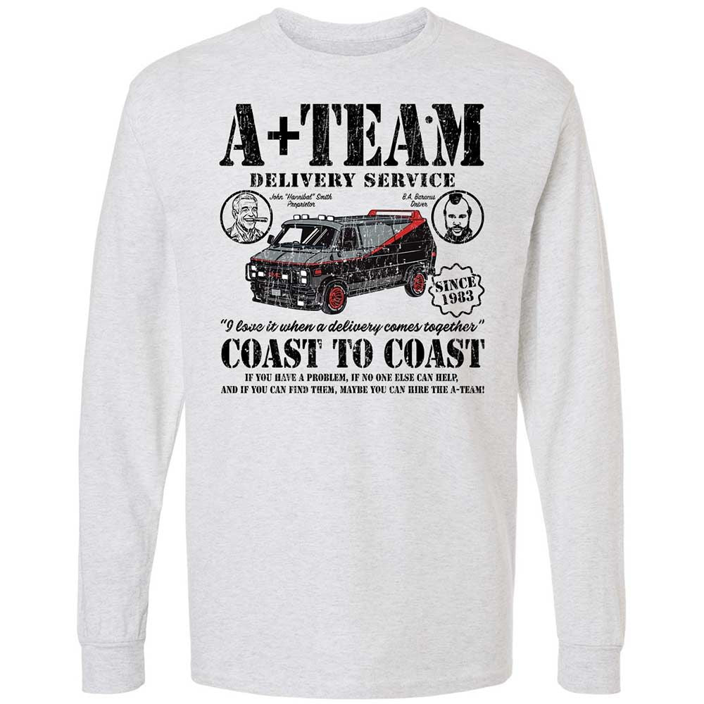 Long Sleeve T-Shirt - X3Z2EW35 - Ash - 2