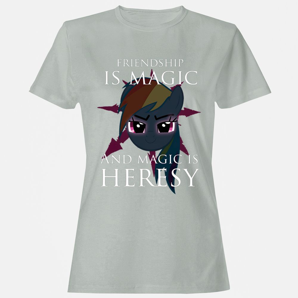 Women's T-Shirt - 2CLYDRZG - Ash - 2