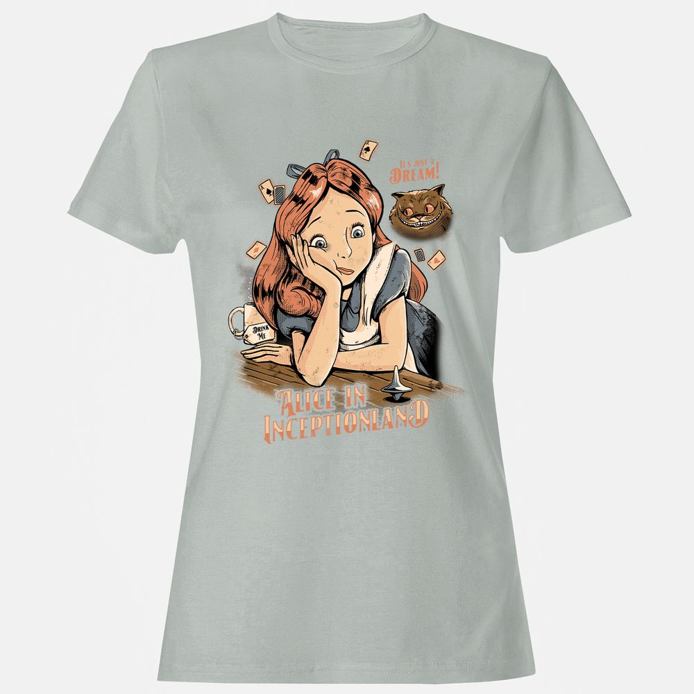 Women's T-Shirt - 7A8E2N9F - Ash - 2