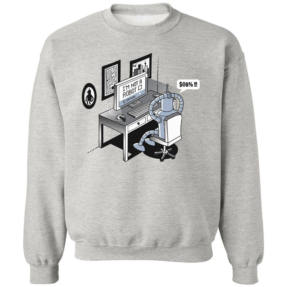 Classic Unisex Sweatshirt - F7SFQ7GG - Ash - 2