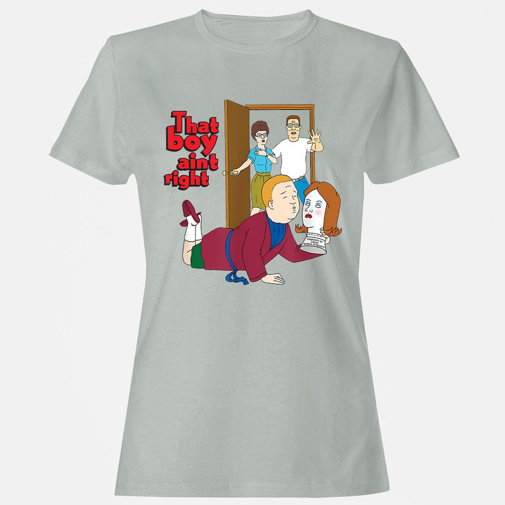 Women's T-Shirt - WJPNR4DL - Ash - 2