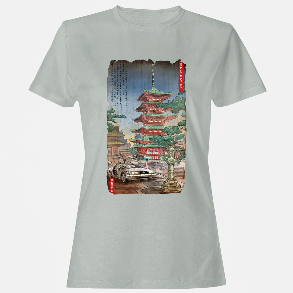 Women's T-Shirt - 4QBXT8YS - Ash - 2