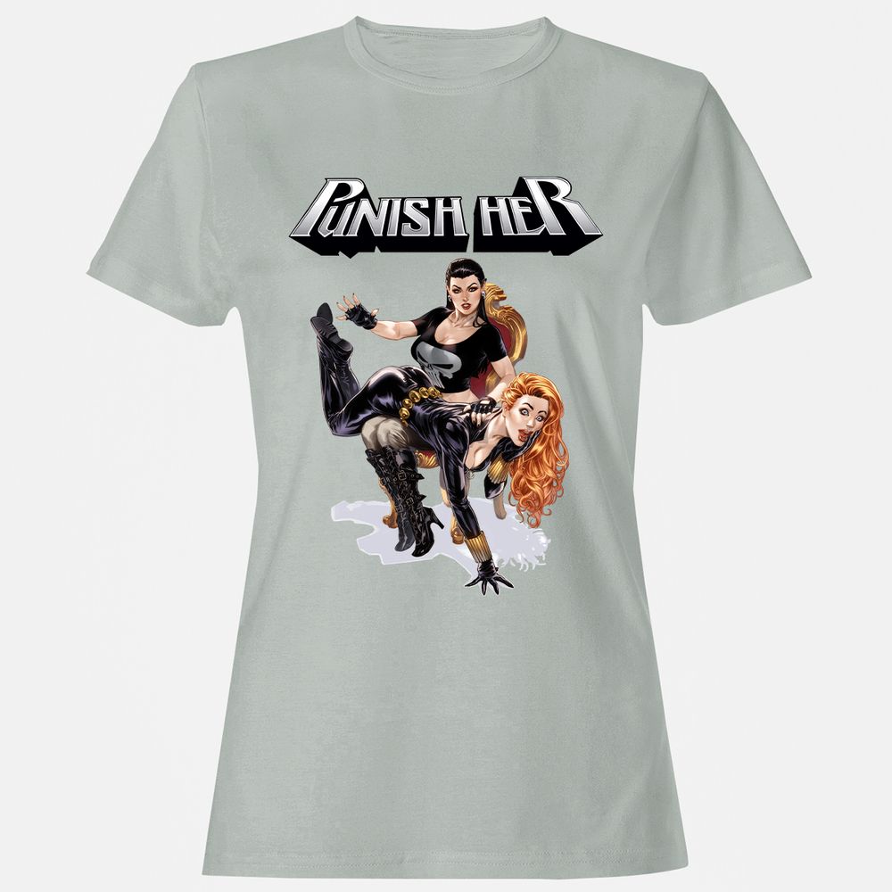 Women's T-Shirt - 7N5D7GK9 - Ash - 2