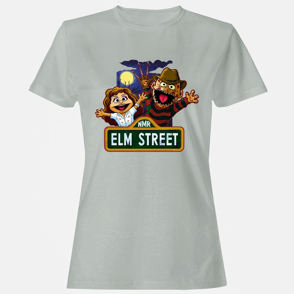 Women's T-Shirt - 8CHCJ5QE - Ash - 2