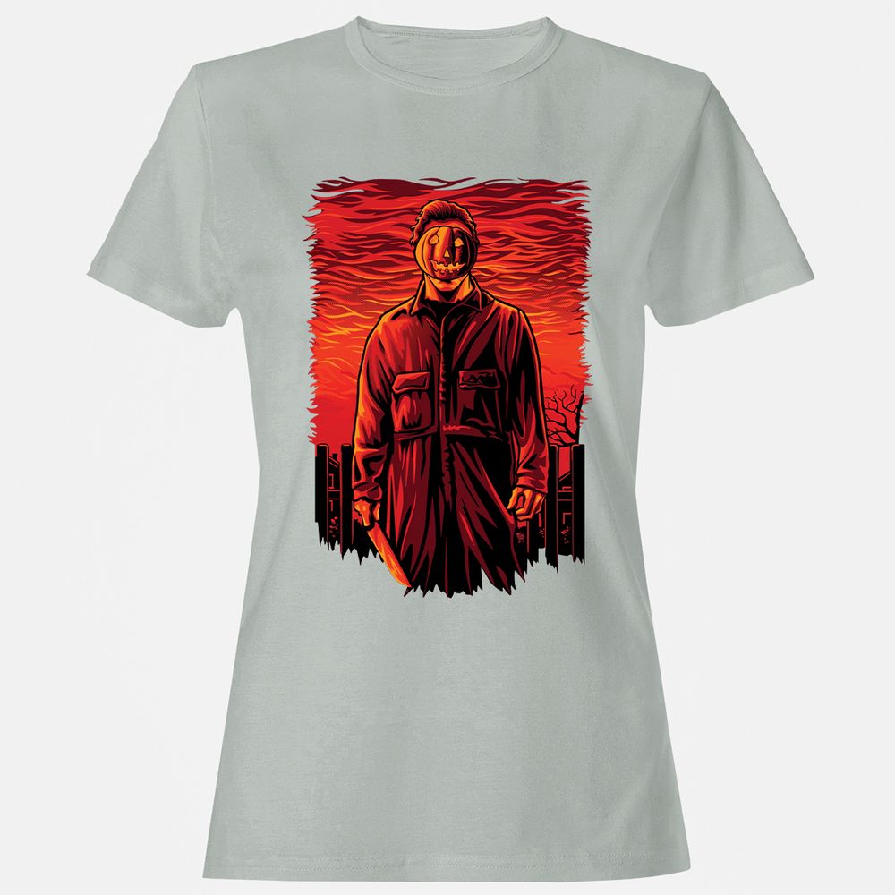 Women's T-Shirt - UZMW9HD7 - Ash - 2