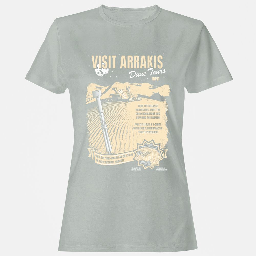 Women's T-Shirt - D3C3RZQY - Ash - 2