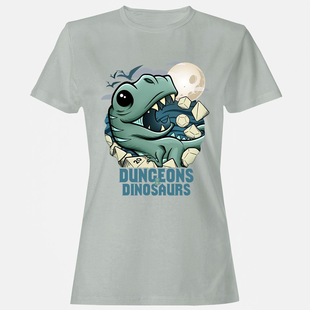 Women's T-Shirt - 4FNHVFH7 - Ash - 2