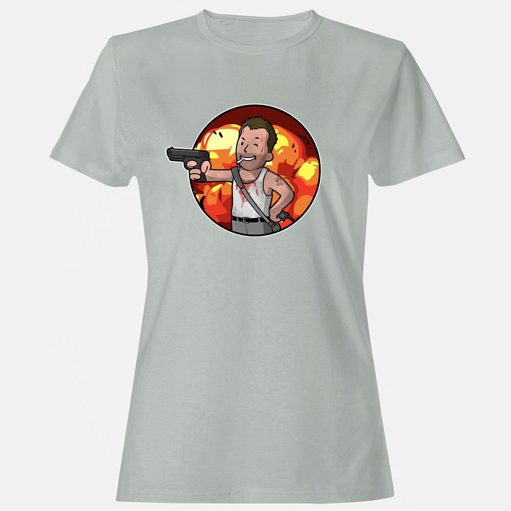 Women's T-Shirt - VV98VKRG - Ash - 2