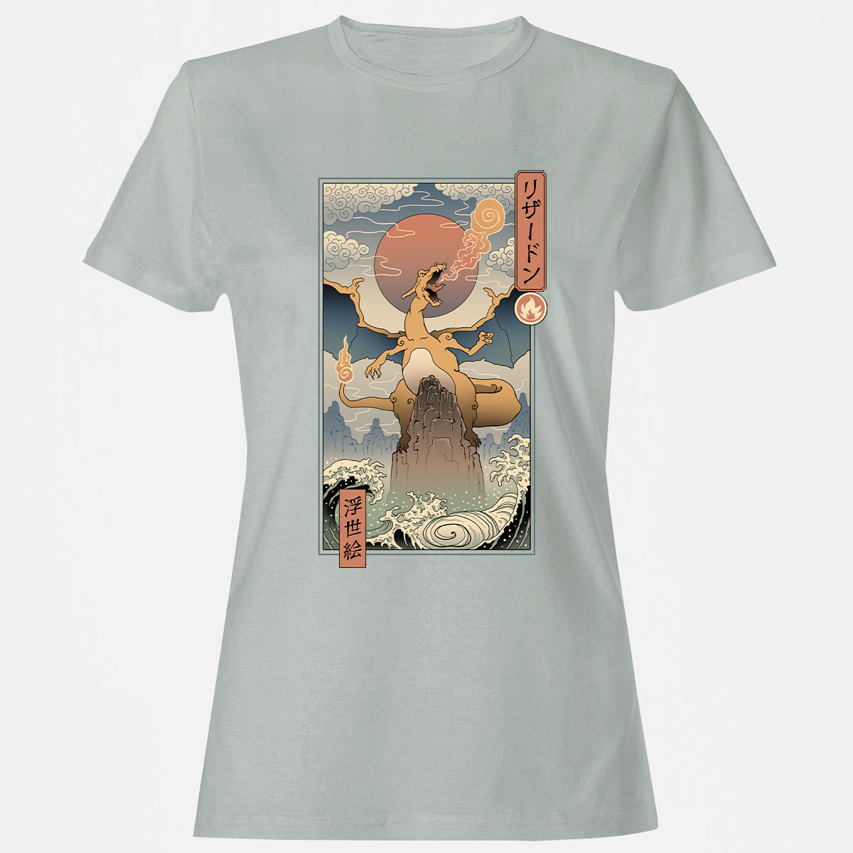 Women's T-Shirt - H68AJRNL - Ash - 2