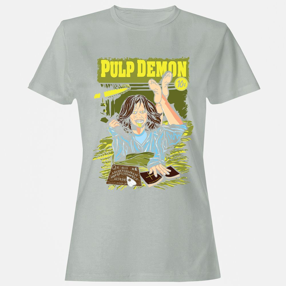 Women's T-Shirt - A2WZBV7P - Ash - 2