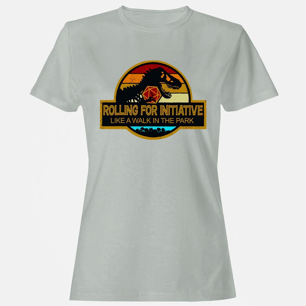 Women's T-Shirt - PZZ46WVK - Ash - 2