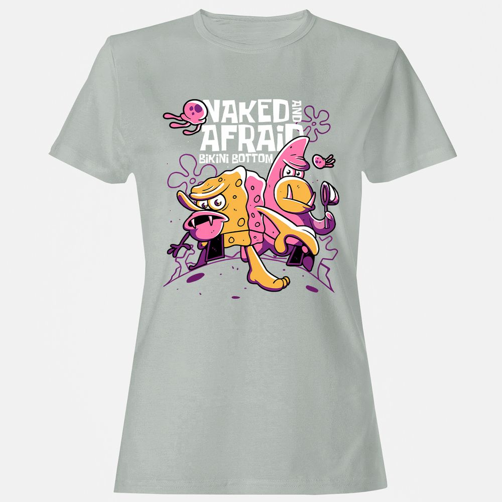 Women's T-Shirt - 4KJBJFST - Ash - 2