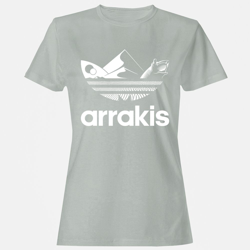 Women's T-Shirt - 3X58C6HE - Ash - 2