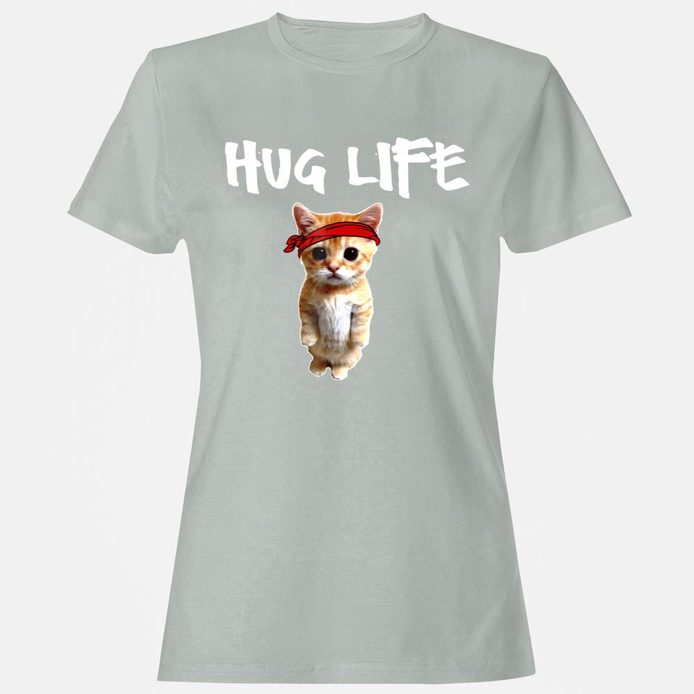 Women's T-Shirt - J27GZ2GQ - Ash - 2